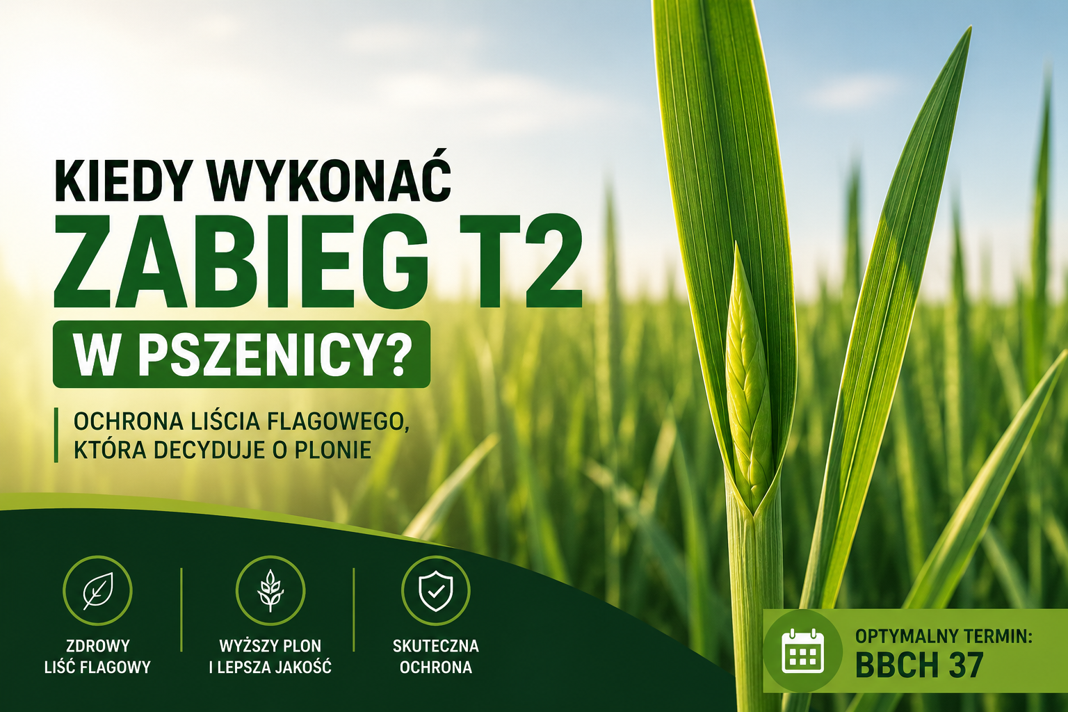 Kiedy wykonać zabieg T2 w pszenicy?