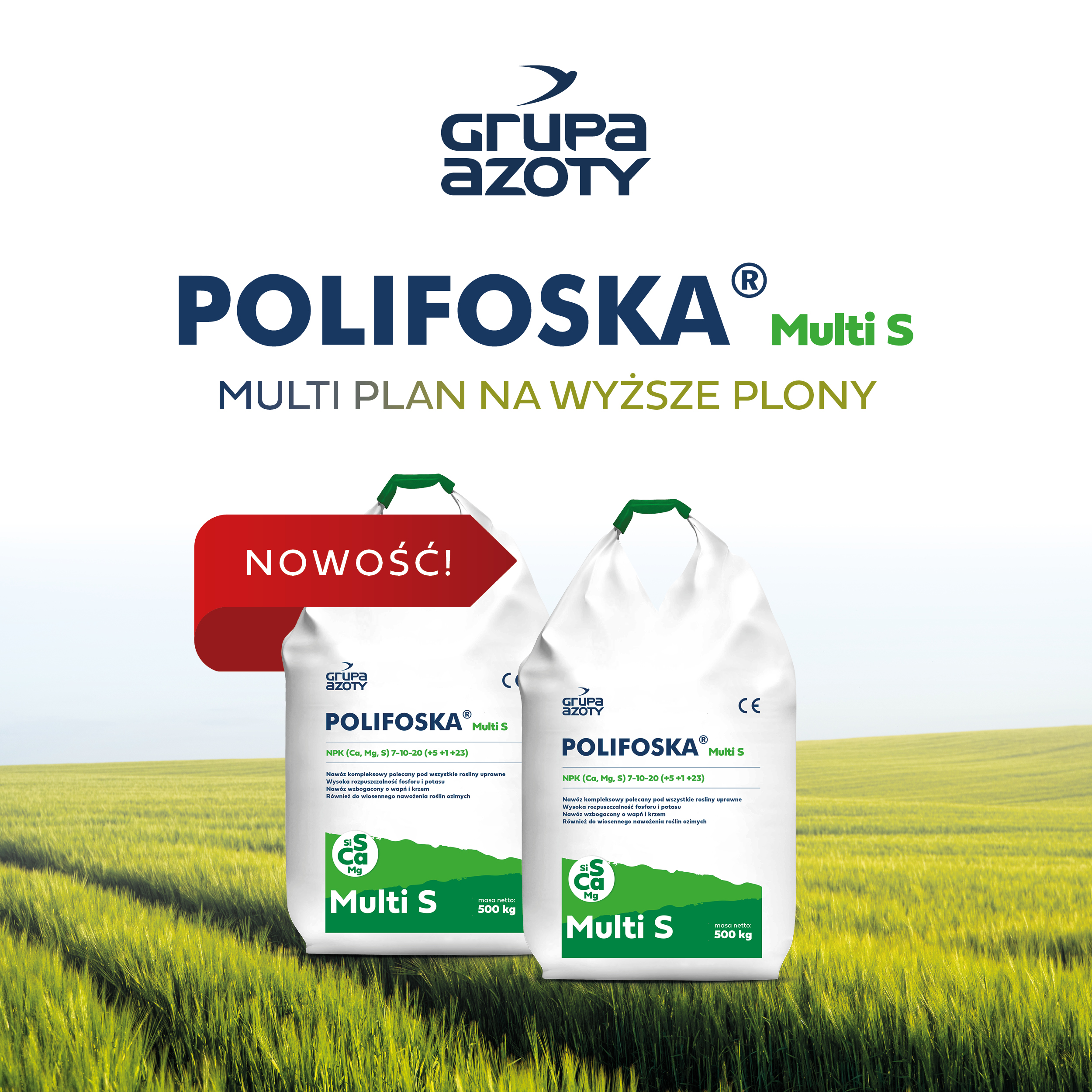 olifoska Multi-S nawóz NPK z siarką Grupa Azoty